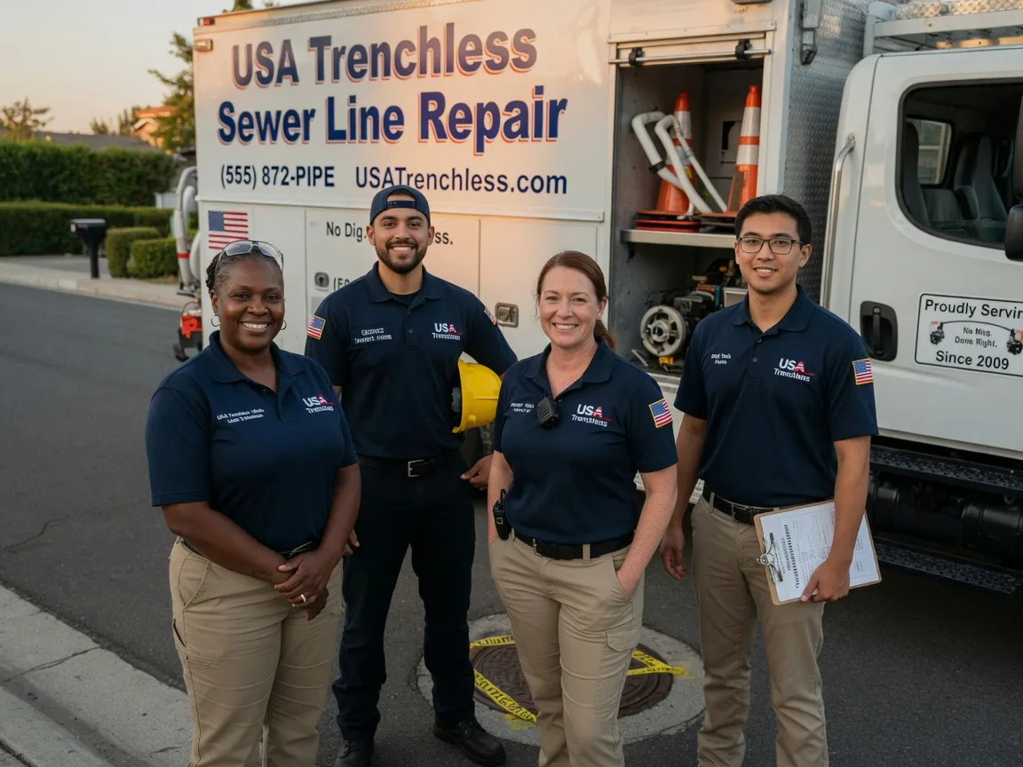 Sewer Line Repair company in Leesburg, TX